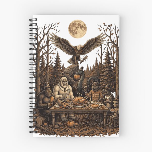 Item preview, Cryptid Thanksgiving Feast Friendsgiving designed and sold by Roy & Tiffany.