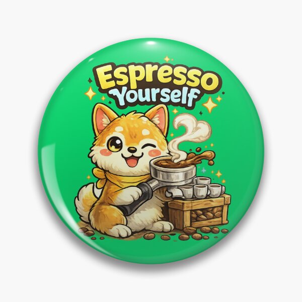 Item preview, Espresso Yourself Cute Shiba Coffee designed and sold by Houldi.