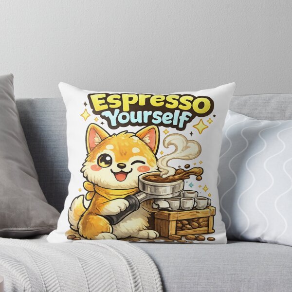 Item preview, Espresso Yourself Cute Shiba Coffee designed and sold by Houldi.