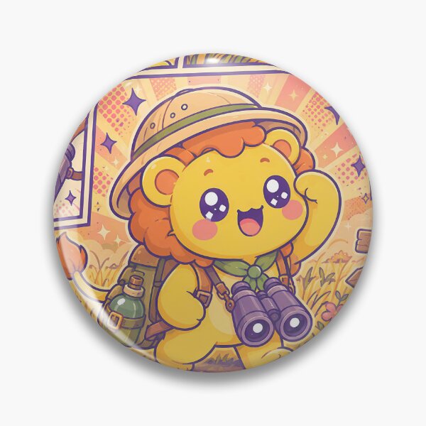 Item preview, Kawaii Lion Safari Sunset Adventure designed and sold by Gift Phrase Studio.
