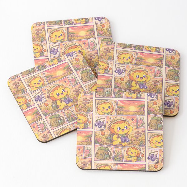 Item preview, Kawaii Lion Safari Sunset Adventure designed and sold by Magmashup.