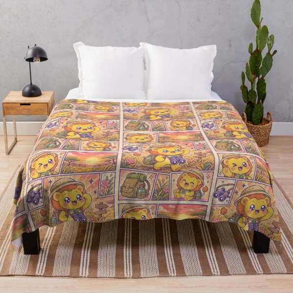 Item preview, Kawaii Lion Safari Sunset Adventure designed and sold by Gift Phrase Studio.