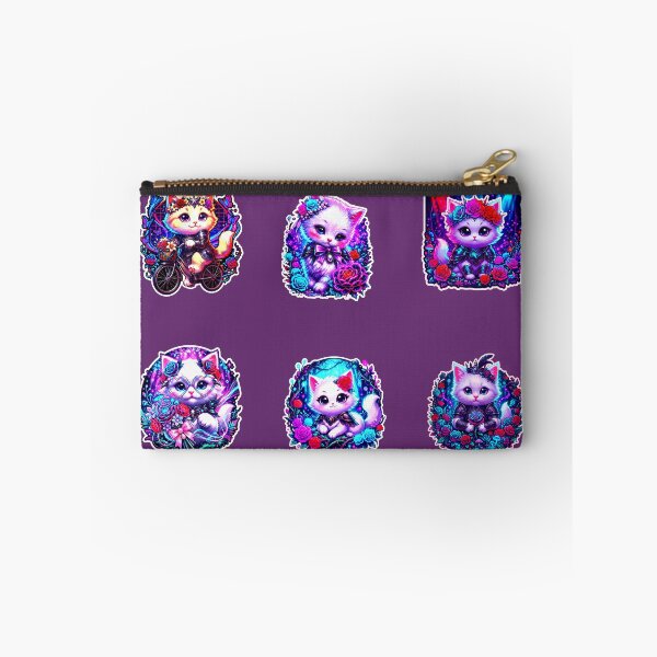 Item preview, Cute Cat Stickers Pack – Kawaii Kitten Set for Laptop, Phone & School Supplies designed and sold by Cyber-ART-Studio.