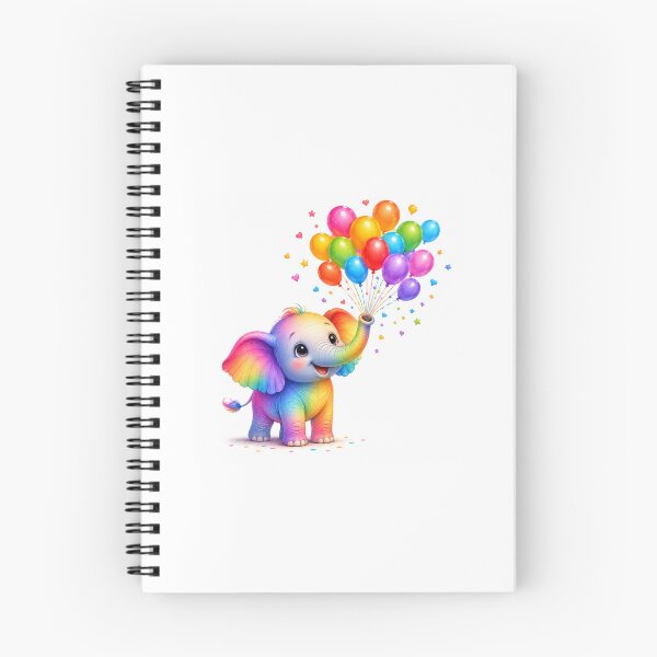 Item preview, Balloon Parade Baby Elephant designed and sold by QuirkNest Studio .