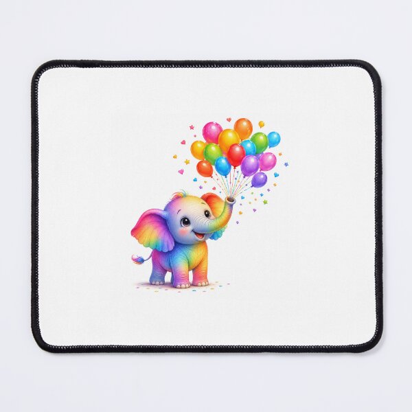 Item preview, Balloon Parade Baby Elephant designed and sold by QuirkNest Studio .