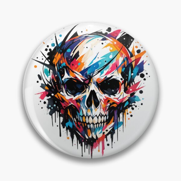 Item preview, Abstract skull illustration designed and sold by Alex_clipart.
