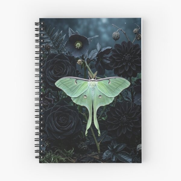 Item preview, Midnight Luna Moth Garden designed and sold by NocturnBotany.