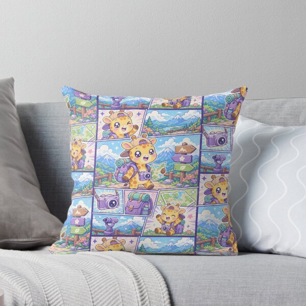 Item preview, Kawaii Giraffe Mountain Overlook Adventure designed and sold by Gift Phrase Studio.