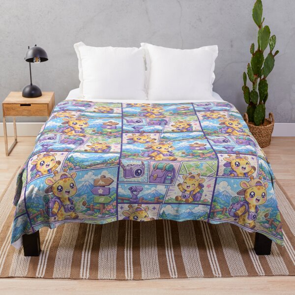 Item preview, Kawaii Giraffe Mountain Overlook Adventure designed and sold by Gift Phrase Studio.
