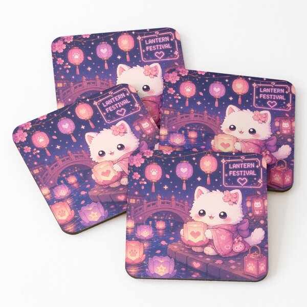 Item preview, Mochi Neko Lantern Festival designed and sold by soul-so-happy.