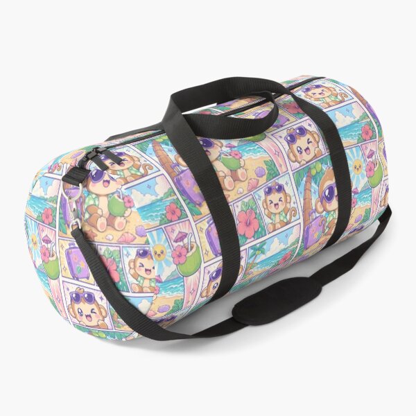 Item preview, Kawaii Monkey Beach Vacation with Coconut designed and sold by Gift Phrase Studio.