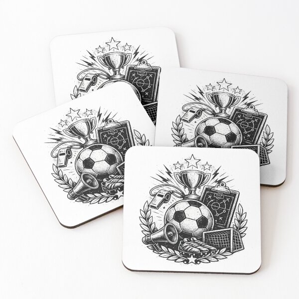Item preview, Soccer Coach Gift Vintage Playbook Emblem designed and sold by Corvoria.