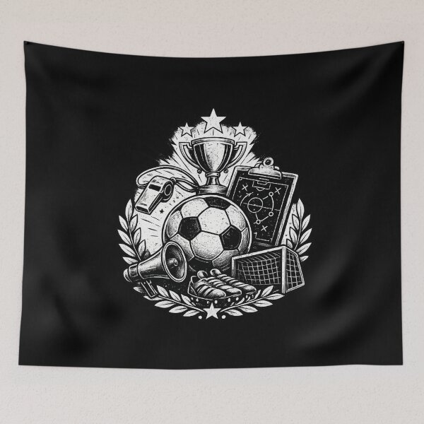 Item preview, Soccer Coach Gift Vintage Playbook Emblem designed and sold by Corvoria.
