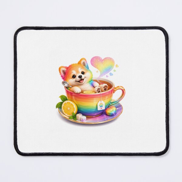 Item preview, Cozy Rainbow Tea Time designed and sold by QuirkNest Studio .