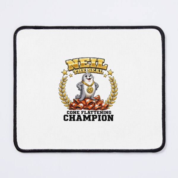 Item preview, Neil the Seal Cone Flattening Champion Funny Trophy Meme Gift designed and sold by Uglyandcute.