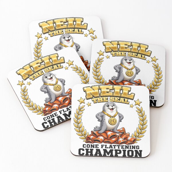 Item preview, Neil the Seal Cone Flattening Champion Funny Trophy Meme Gift designed and sold by Uglyandcute.