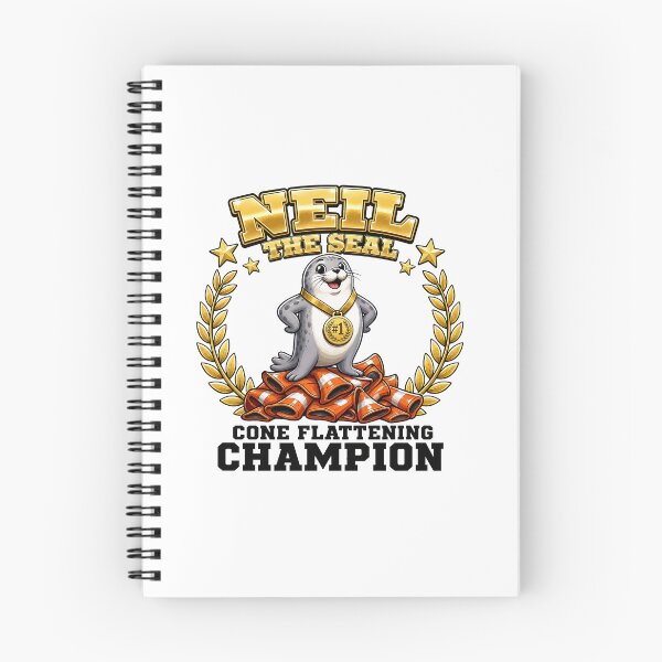 Item preview, Neil the Seal Cone Flattening Champion Funny Trophy Meme Gift designed and sold by Uglyandcute.