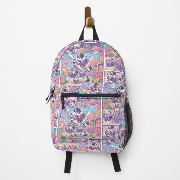 Item preview, Kawaii Zebra Summer Carnival Tourist designed and sold by Gift Phrase Studio.