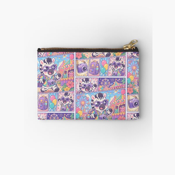 Item preview, Kawaii Zebra Summer Carnival Tourist designed and sold by Gift Phrase Studio.