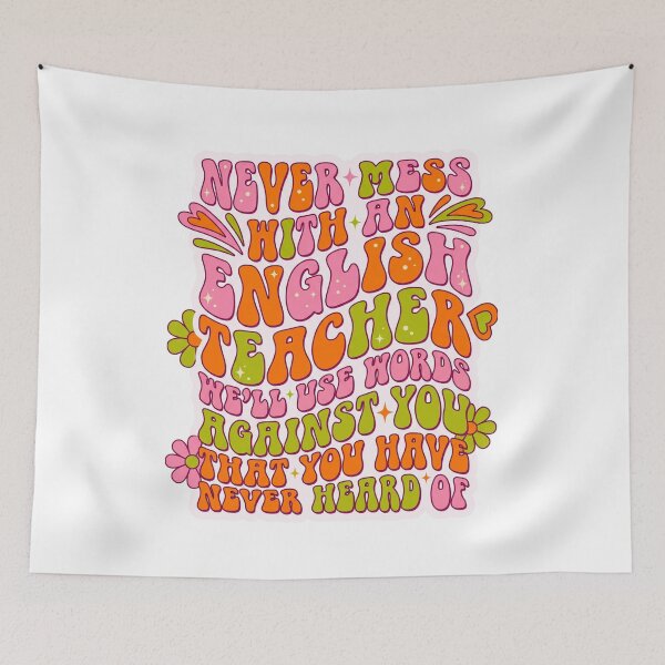 Item preview, Never Mess With An English Teacher designed and sold by Soren Graft.