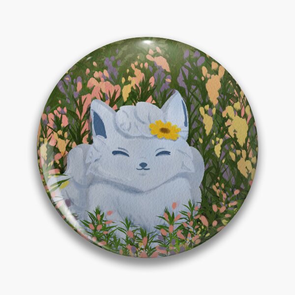 Item preview, Snow fox in spring designed and sold by wakbu.png.