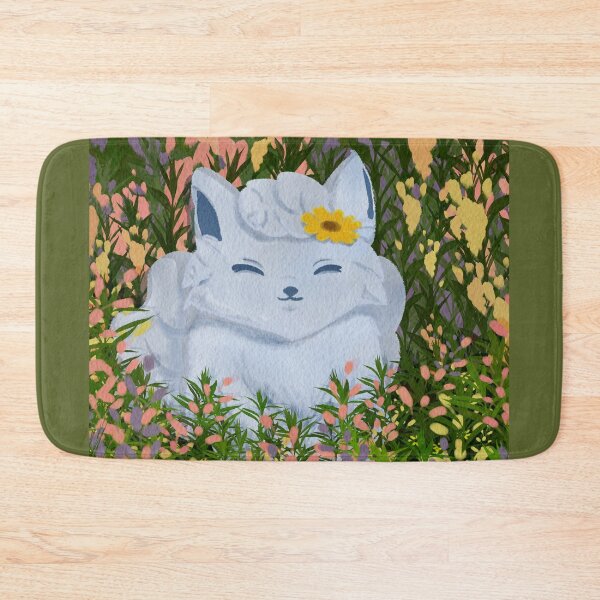 Item preview, Snow fox in spring designed and sold by wakbu.png.