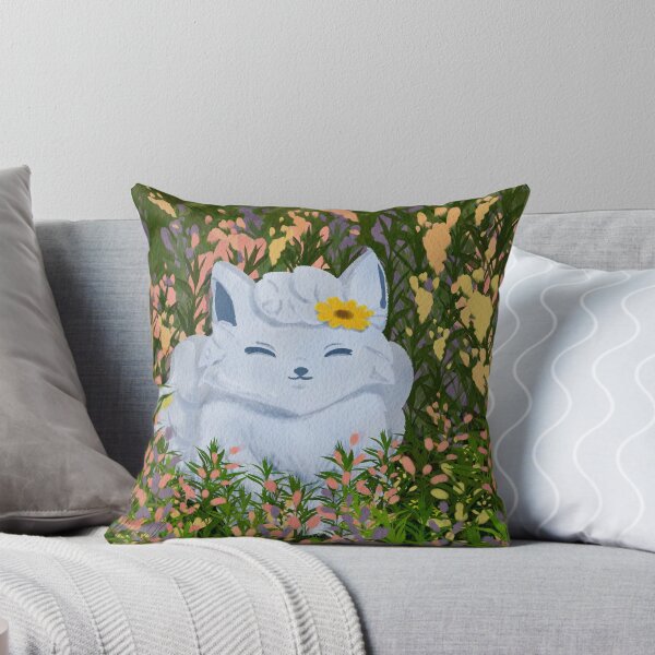 Item preview, Snow fox in spring designed and sold by wakbu.png.