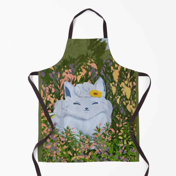 Item preview, Snow fox in spring designed and sold by wakbu.png.