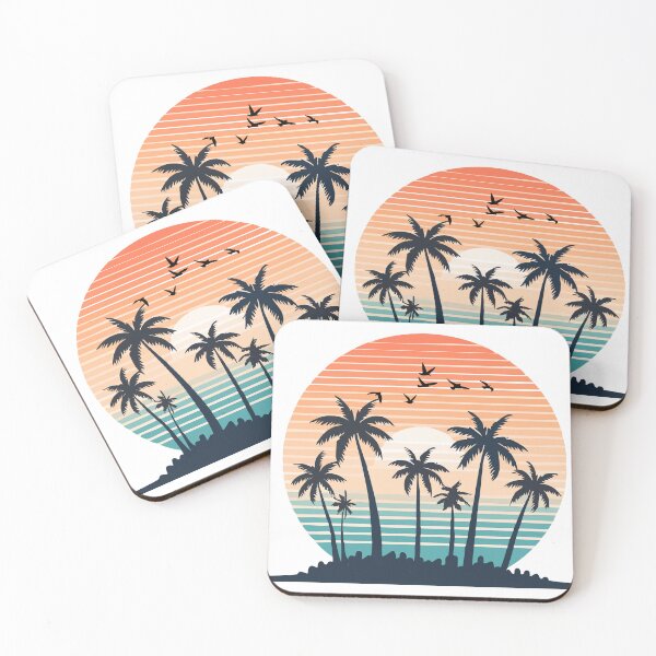 Item preview, The Beach at Sunset Striped designed and sold by kindryb.