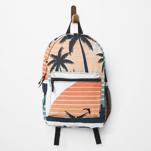 Item preview, The Beach at Sunset Striped designed and sold by kindryb.