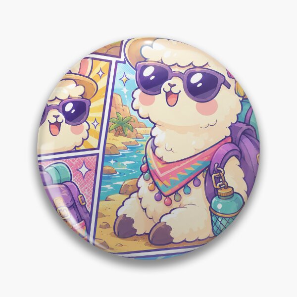 Item preview, Kawaii Llama Oasis Traveler Adventure designed and sold by Gift Phrase Studio.