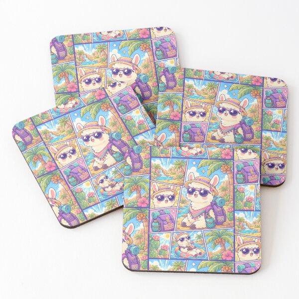 Item preview, Kawaii Llama Oasis Traveler Adventure designed and sold by Magmashup.