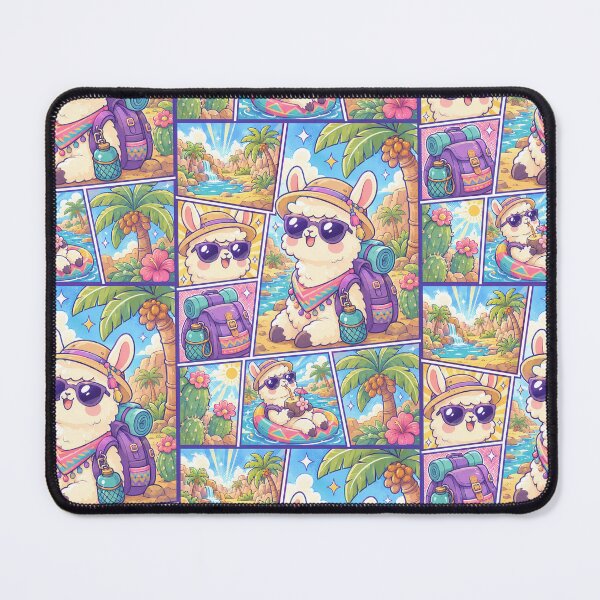 Item preview, Kawaii Llama Oasis Traveler Adventure designed and sold by Gift Phrase Studio.