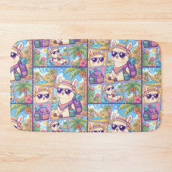 Item preview, Kawaii Llama Oasis Traveler Adventure designed and sold by Gift Phrase Studio.