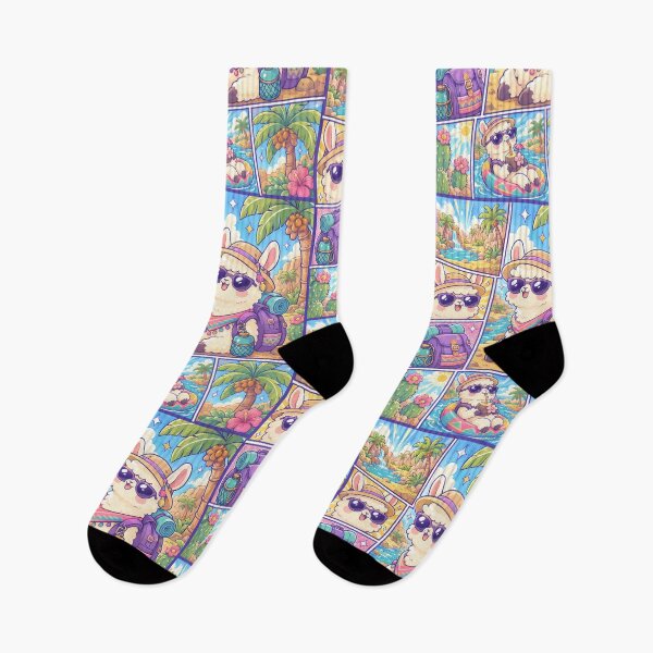 Item preview, Kawaii Llama Oasis Traveler Adventure designed and sold by Gift Phrase Studio.