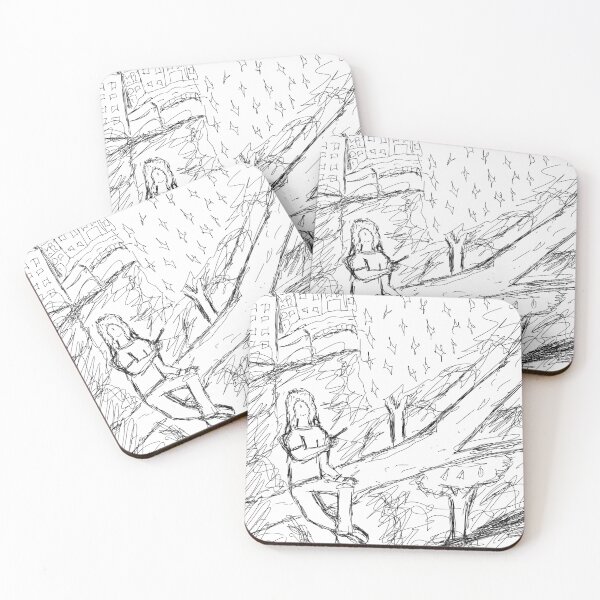 Item preview, Finding Peace in the Chaos Raw Abstract Sketch designed and sold by JengPath.