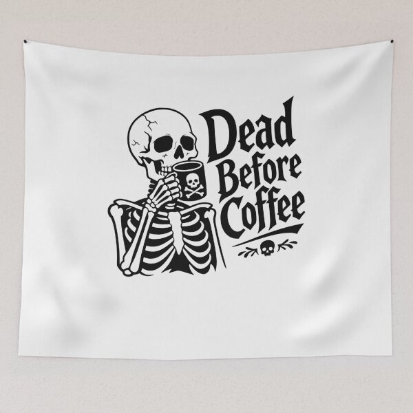 Item preview, Dead Before Coffee designed and sold by FreshPixelArt.