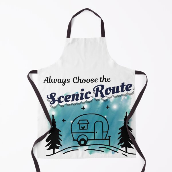 Item preview, Scenic Route — Retro Camper Night Sky Camping Design designed and sold by DonnaRaine.