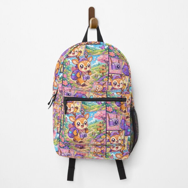 Item preview, Kawaii Deer Spring Trail Backpacker designed and sold by Magmashup.
