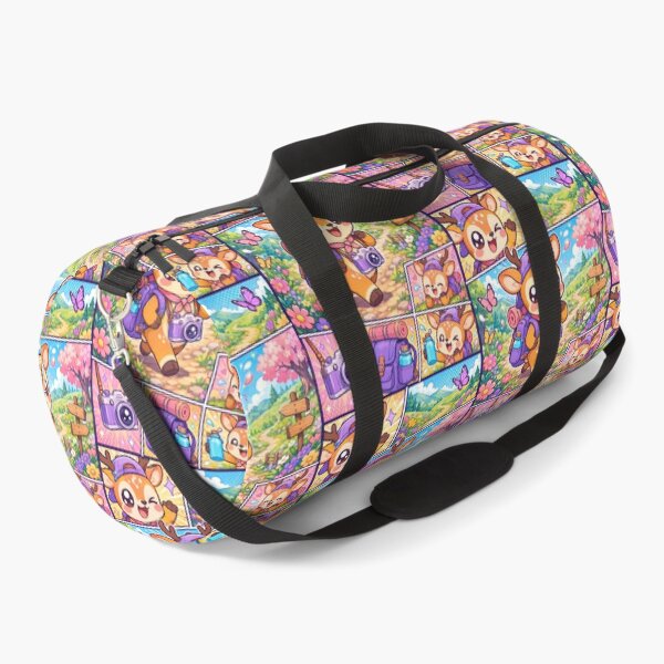 Item preview, Kawaii Deer Spring Trail Backpacker designed and sold by Gift Phrase Studio.