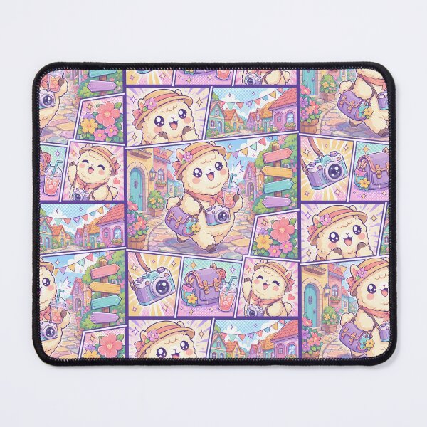 Item preview, Kawaii Alpaca Colorful Village Tourist designed and sold by Magmashup.