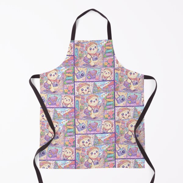 Item preview, Kawaii Alpaca Colorful Village Tourist designed and sold by Gift Phrase Studio.