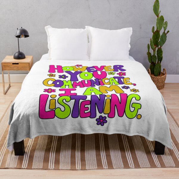Item preview, However You Communicate I Am Listening Neon designed and sold by Soren Graft.