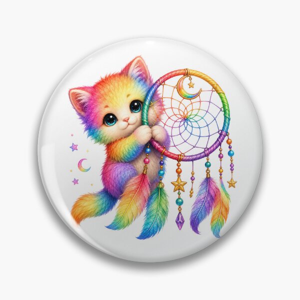 Item preview, Dream Catcher Kitten Magic designed and sold by QuirkNest Studio .