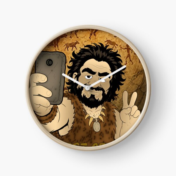 Item preview, First Arts Influencer - Caveman Selfie Cartoon Parody designed and sold by Montoya91.