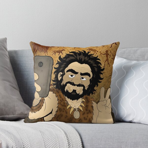 Item preview, First Arts Influencer - Caveman Selfie Cartoon Parody designed and sold by Montoya91.