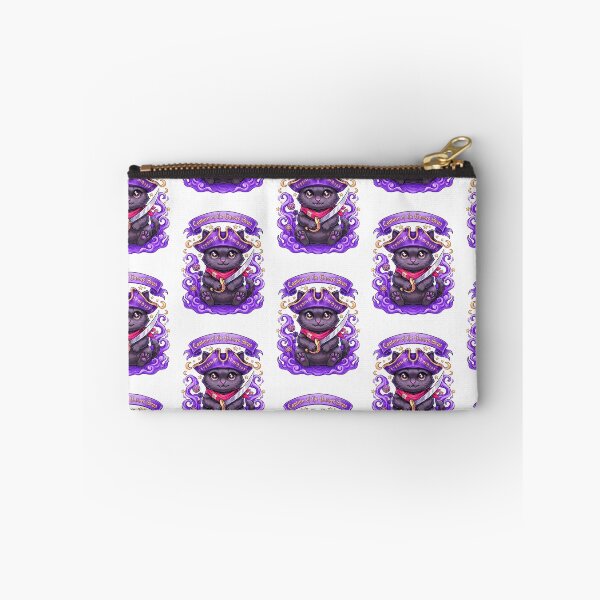 Item preview, Pirate Witch Black Cat Sticker | Cute Gothic Halloween Cat Design designed and sold by Mahilis.