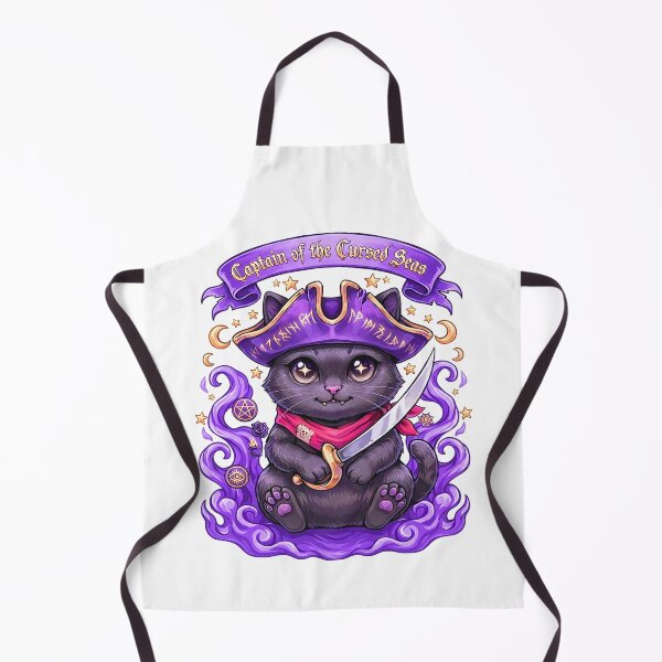 Item preview, Pirate Witch Black Cat Sticker | Cute Gothic Halloween Cat Design designed and sold by Mahilis.