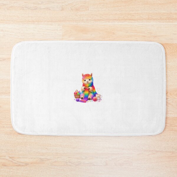Item preview, Cozy Rainbow Knitting Alpaca designed and sold by QuirkNest Studio .