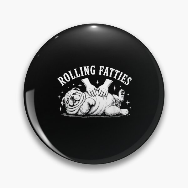 Item preview, Dog Rolling Fatties Funny designed and sold by Rahamkshop.